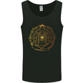 Spiritual Yoga Meditation Peace Mens Vest Tank Top Black