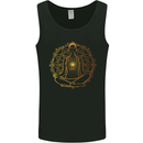 Spiritual Yoga Meditation Peace Mens Vest Tank Top Black