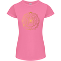 Spiritual Yoga Meditation Peace Womens Petite Cut T-Shirt Azalea