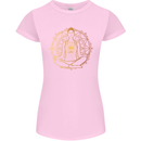 Spiritual Yoga Meditation Peace Womens Petite Cut T-Shirt Light Pink