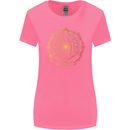 Spiritual Yoga Meditation Peace Womens Wider Cut T-Shirt Azalea