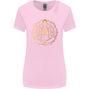 Spiritual Yoga Meditation Peace Womens Wider Cut T-Shirt Light Pink