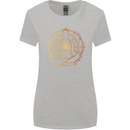 Spiritual Yoga Meditation Peace Womens Wider Cut T-Shirt Sports Grey