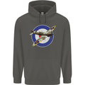 Spitfire MOD RAF WWII Fighter Plane British Childrens Kids Hoodie Storm Grey