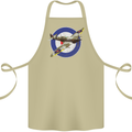 Spitfire MOD RAF WWII Fighter Plane British Cotton Apron 100% Organic Khaki