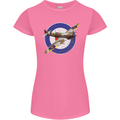 Spitfire MOD RAF WWII Fighter Plane British Womens Petite Cut T-Shirt Azalea