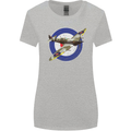 Spitfire MOD RAF WWII Fighter Plane British Womens Wider Cut T-Shirt Sports Grey