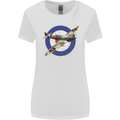 Spitfire MOD RAF WWII Fighter Plane British Womens Wider Cut T-Shirt White