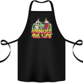 Spliff & Lighter Homies Funny Weed Cannabis Cotton Apron 100% Organic Black