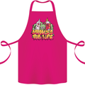 Spliff & Lighter Homies Funny Weed Cannabis Cotton Apron 100% Organic Pink