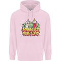 Spliff & Lighter Homies Funny Weed Cannabis Mens 80% Cotton Hoodie Light Pink