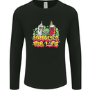 Spliff & Lighter Homies Funny Weed Cannabis Mens Long Sleeve T-Shirt Black