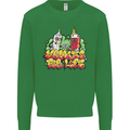 Spliff & Lighter Homies Funny Weed Cannabis Mens Sweatshirt Jumper Irish Green