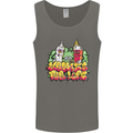Spliff & Lighter Homies Funny Weed Cannabis Mens Vest Tank Top Charcoal