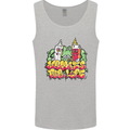 Spliff & Lighter Homies Funny Weed Cannabis Mens Vest Tank Top Sports Grey