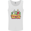 Spliff & Lighter Homies Funny Weed Cannabis Mens Vest Tank Top White
