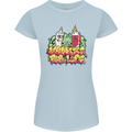 Spliff & Lighter Homies Funny Weed Cannabis Womens Petite Cut T-Shirt Light Blue
