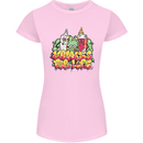 Spliff & Lighter Homies Funny Weed Cannabis Womens Petite Cut T-Shirt Light Pink