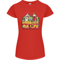 Spliff & Lighter Homies Funny Weed Cannabis Womens Petite Cut T-Shirt Red