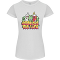 Spliff & Lighter Homies Funny Weed Cannabis Womens Petite Cut T-Shirt White