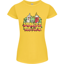 Spliff & Lighter Homies Funny Weed Cannabis Womens Petite Cut T-Shirt Yellow