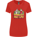 Spliff & Lighter Homies Funny Weed Cannabis Womens Wider Cut T-Shirt Red