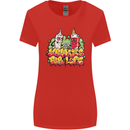 Spliff & Lighter Homies Funny Weed Cannabis Womens Wider Cut T-Shirt Red