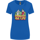 Spliff & Lighter Homies Funny Weed Cannabis Womens Wider Cut T-Shirt Royal Blue