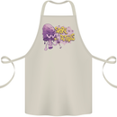 Spore Me the Details Funny Mushroom Cotton Apron 100% Organic Natural