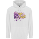 Spore Me the Details Funny Mushroom Mens 80% Cotton Hoodie White