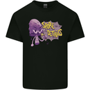 Spore Me the Details Funny Mushroom Mens Cotton T-Shirt Tee Top Black