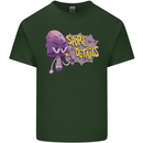 Spore Me the Details Funny Mushroom Mens Cotton T-Shirt Tee Top Forest Green