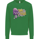 Spore Me the Details Funny Mushroom Mens Sweatshirt Jumper Irish Green
