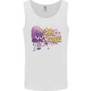 Spore Me the Details Funny Mushroom Mens Vest Tank Top White