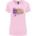 Spore Me the Details Funny Mushroom Womens Wider Cut T-Shirt Light Pink
