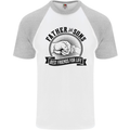 Father & Sons Best Friends Father's Day Mens S/S Baseball T-Shirt White/Sports Grey