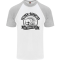 Father & Daughter Best Friends Father's Day Mens S/S Baseball T-Shirt White/Sports Grey