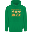 Spread Your Wings & Fry Funny Chicken BBQ Childrens Kids Hoodie Irish Green