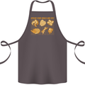 Spread Your Wings & Fry Funny Chicken BBQ Cotton Apron 100% Organic Dark Grey