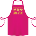 Spread Your Wings & Fry Funny Chicken BBQ Cotton Apron 100% Organic Pink