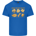 Spread Your Wings & Fry Funny Chicken BBQ Kids T-Shirt Childrens Royal Blue