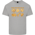 Spread Your Wings & Fry Funny Chicken BBQ Kids T-Shirt Childrens Sports Grey