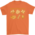 Spread Your Wings & Fry Funny Chicken BBQ Mens T-Shirt 100% Cotton Orange