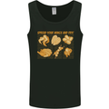 Spread Your Wings & Fry Funny Chicken BBQ Mens Vest Tank Top Black