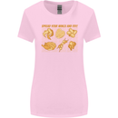 Spread Your Wings & Fry Funny Chicken BBQ Womens Wider Cut T-Shirt Light Pink