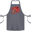 St. George Killing a Dragon Cotton Apron 100% Organic Steel