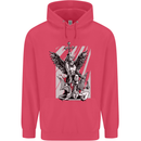 St. Michael Killing the Devil Christian God Childrens Kids Hoodie Heliconia