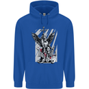 St. Michael Killing the Devil Christian God Childrens Kids Hoodie Royal Blue