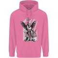St. Michael Killing the Devil Christian God Mens 80% Cotton Hoodie Azelea