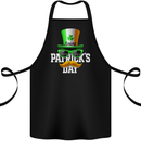 St. Patrick's Day Disguise Funny Irish Cotton Apron 100% Organic Black